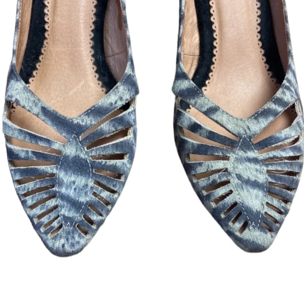 Jeffrey Campbell for Free People animal  print cutout heels Size 9